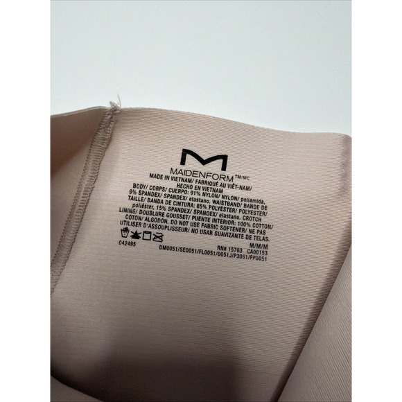 MAIDENFORM Cool Comfort Tame Tummy Sand Lace Brief Firm Control Panty LG 3 PACK - Picture 5 of 5